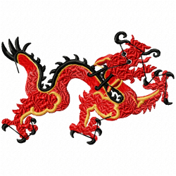 Dragoes Embroidery Design 11 Dragoes Embroidery Design 11